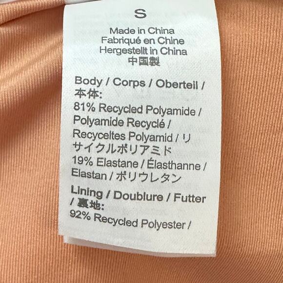 2/$15 NWT J. Crew Ribbed High-Rise Cheeky Bikini Bottom Pale Pink Size S - Picture 5 of 6